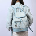 Load image into Gallery viewer, (denim)Porsha Vegan Leather Daypack by Mia K - BagNook
