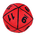 Load image into Gallery viewer, DUNGEONS & DRAG - RED D20 DICE Cloud Pillow - BagNook

