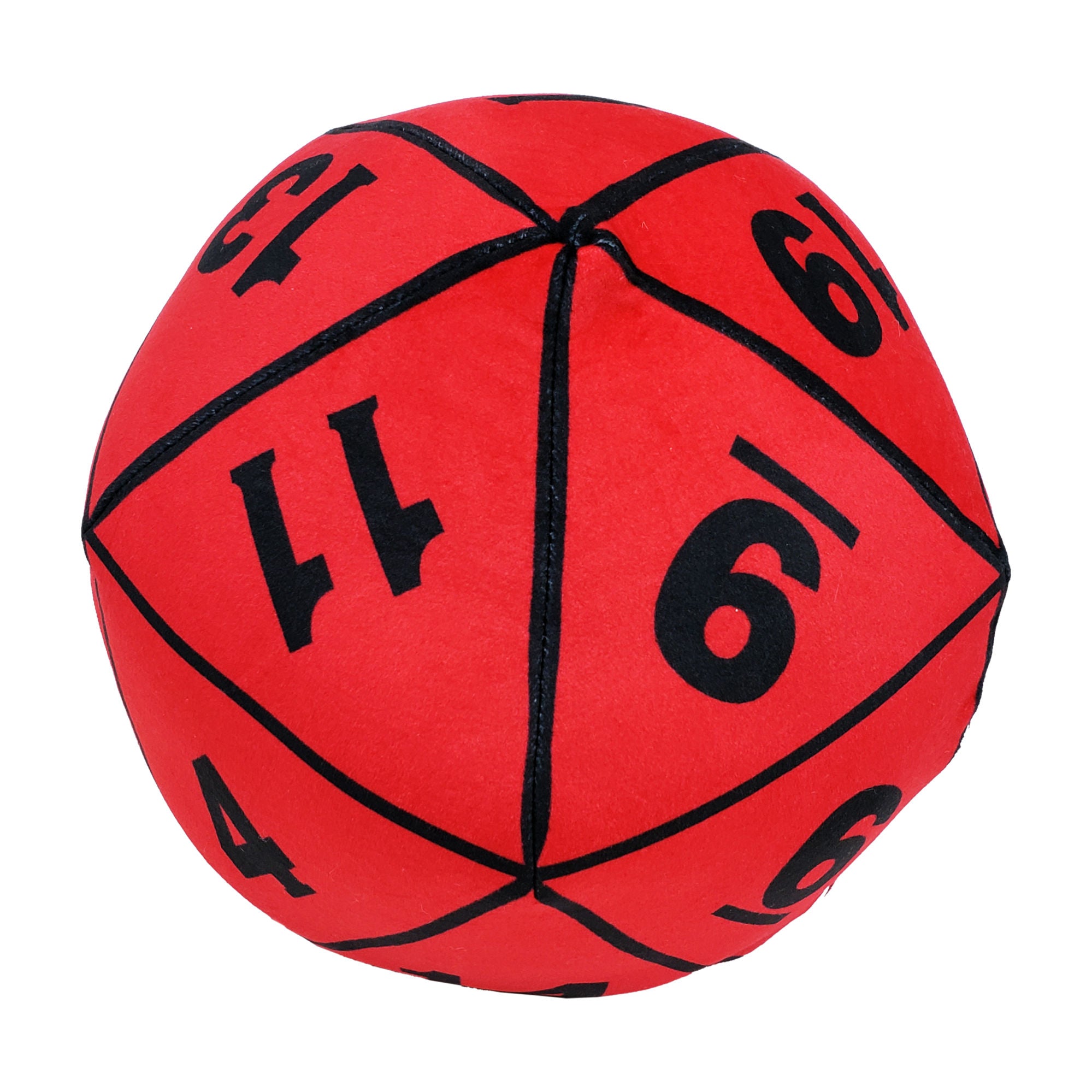 DUNGEONS & DRAG - RED D20 DICE Cloud Pillow - BagNook