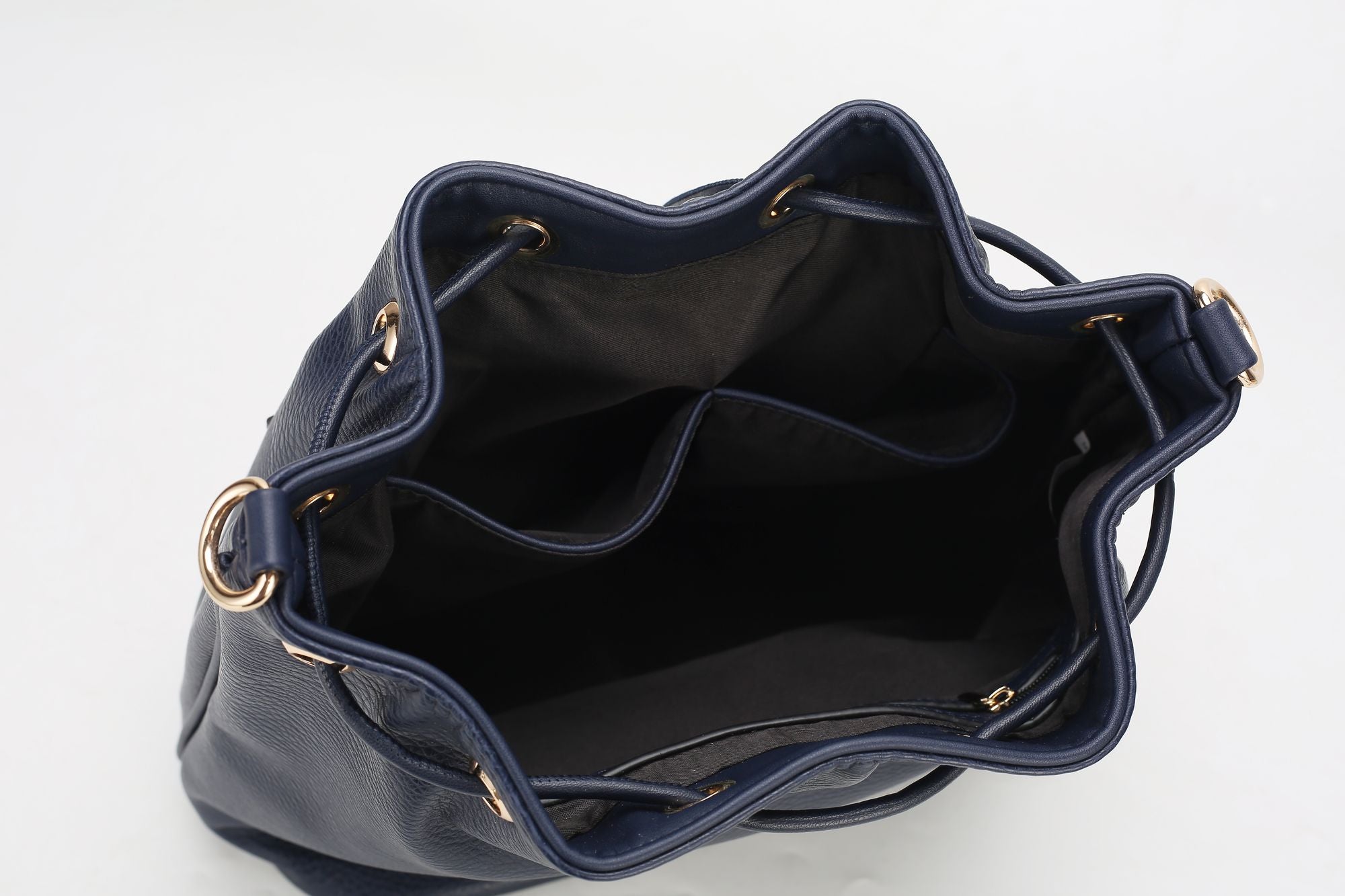 (navy)Larissa Women's Bucket Bag with Wallet by Mia k - BagNook