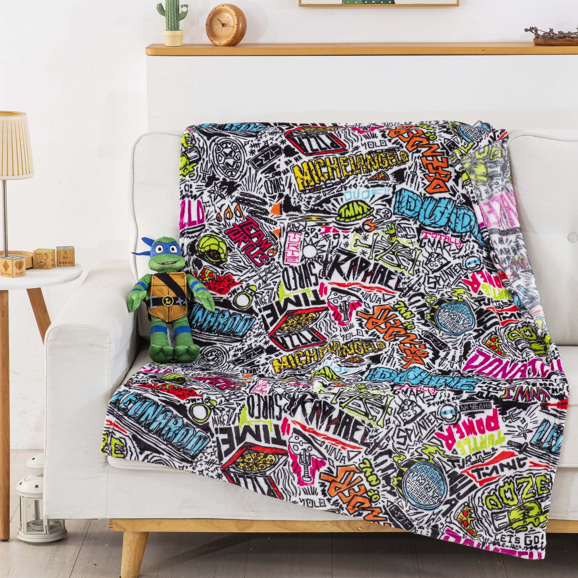 TMNT - Mutant Mayhem - Throw Blanket & Hugger Set - BagNook