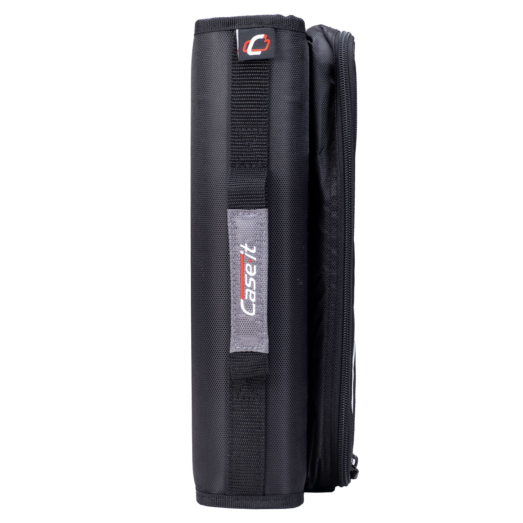 (jet black)The Universal - 2 Inch Zipper Binder w/Laptop Pocket - BagNook