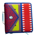 Load image into Gallery viewer, (red)The Dual Monster - 2-1.5in D Ring Zipper Binders w/Pencil Case - BagNook
