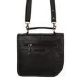 Load image into Gallery viewer, Casey Crossbody - Upcycled Leather + Vegan Leather - Black - BagNook
