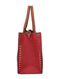 Load image into Gallery viewer, (wine)Davina Tote Set w/wallet her Crossover Womens Purse by Mia K - BagNook

