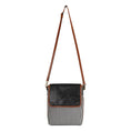 Load image into Gallery viewer, Royce Athens Flap Crossbody - Upcycled Leather - BagNook

