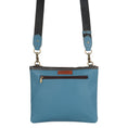 Load image into Gallery viewer, FOXIE - Grayson Wide Crossbody - Blue - BagNook
