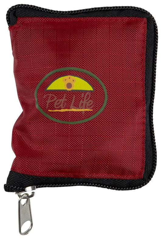 Pet Life® | Wallet Travel Pet Bowl - Red - BagNook