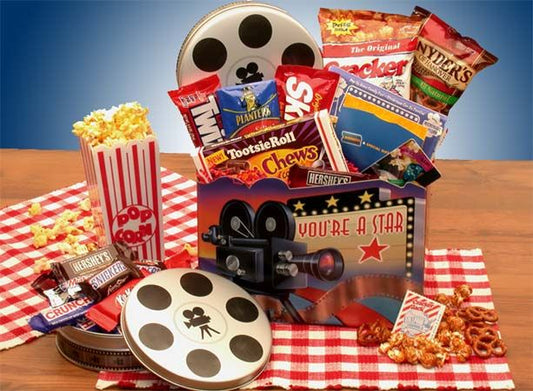 Gift Basket | Superstar Movie Gift Box (med) - BagNook