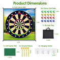 Load image into Gallery viewer, Golf Chipping Dart Game Mat Set with Carry Bag - BagNook
