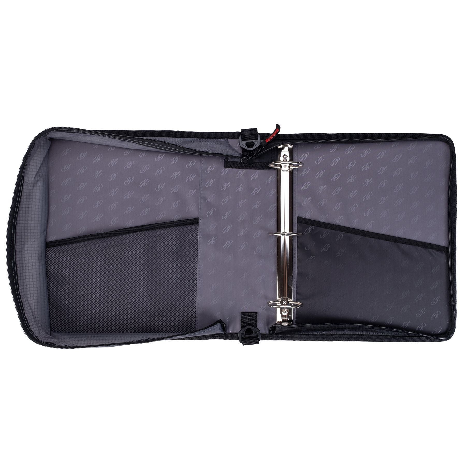 (jet black)The Universal - 2 Inch Zipper Binder w/Laptop Pocket - BagNook