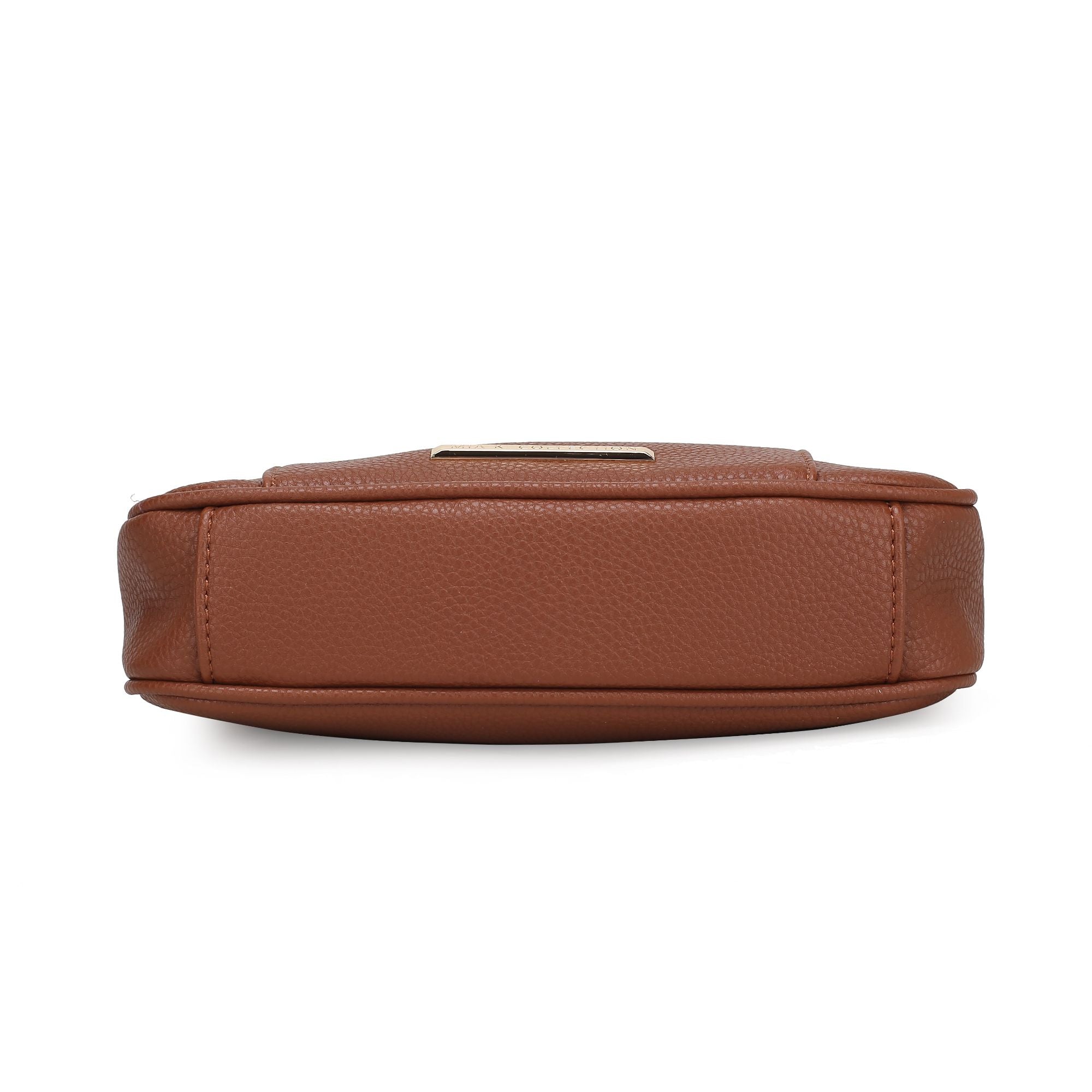 (cognac)Essie Crossbody Vegan Leather by Mia k - BagNook