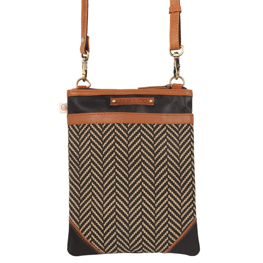 Carter Crossbody - Suede Genuine Leather - BagNook
