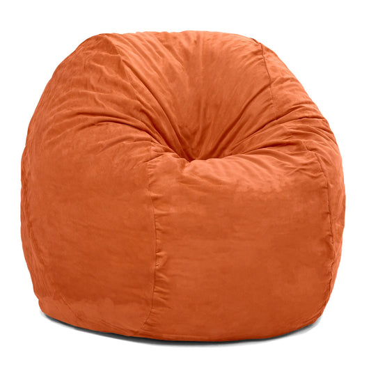 Jaxx Saxx 5 Ft Large Bean Bag, Mandarin - BagNook