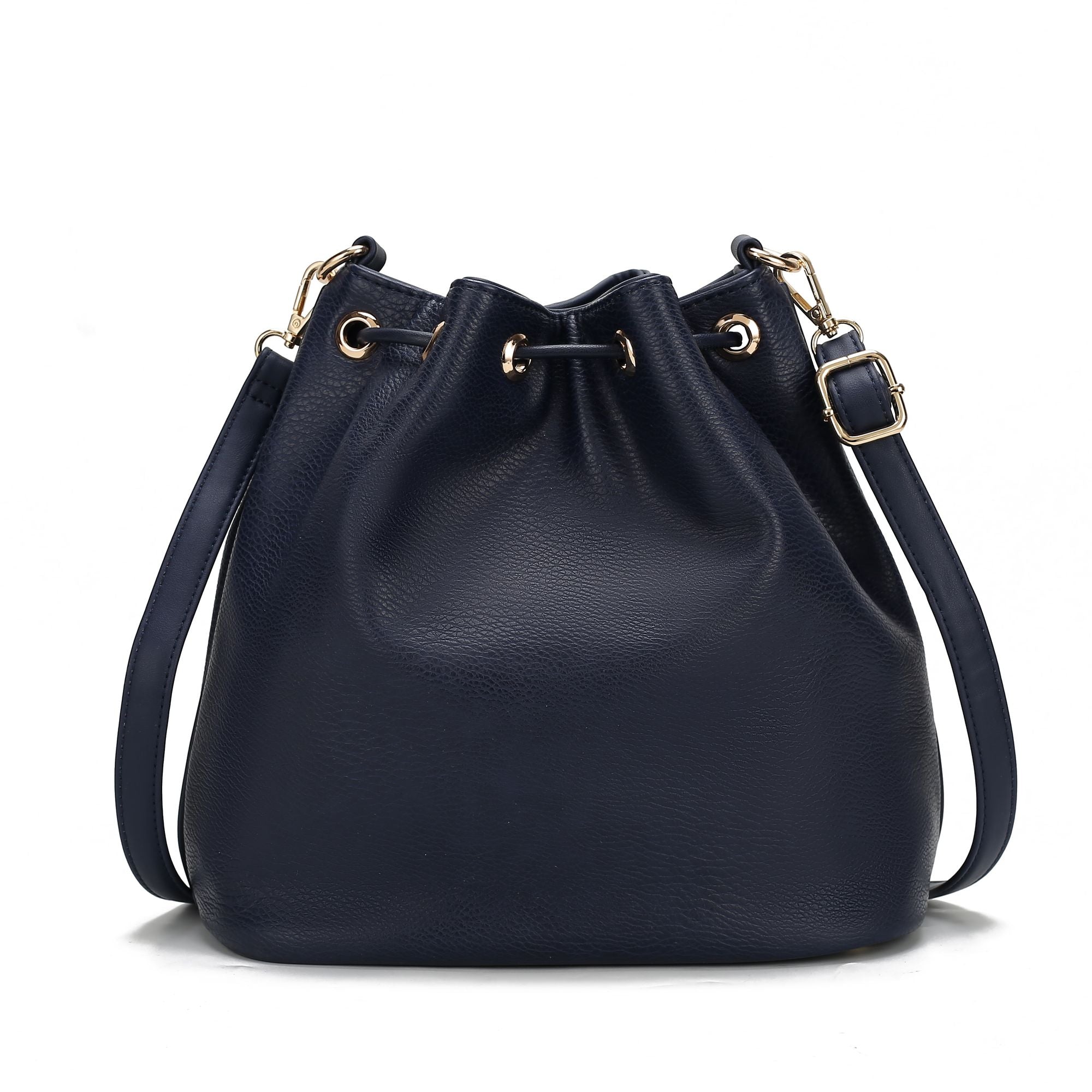 (navy)Larissa Women's Bucket Bag with Wallet by Mia k - BagNook