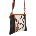Load image into Gallery viewer, Noa Angled Crossbody Bag - Hairon - Upcycled Leather - BagNook
