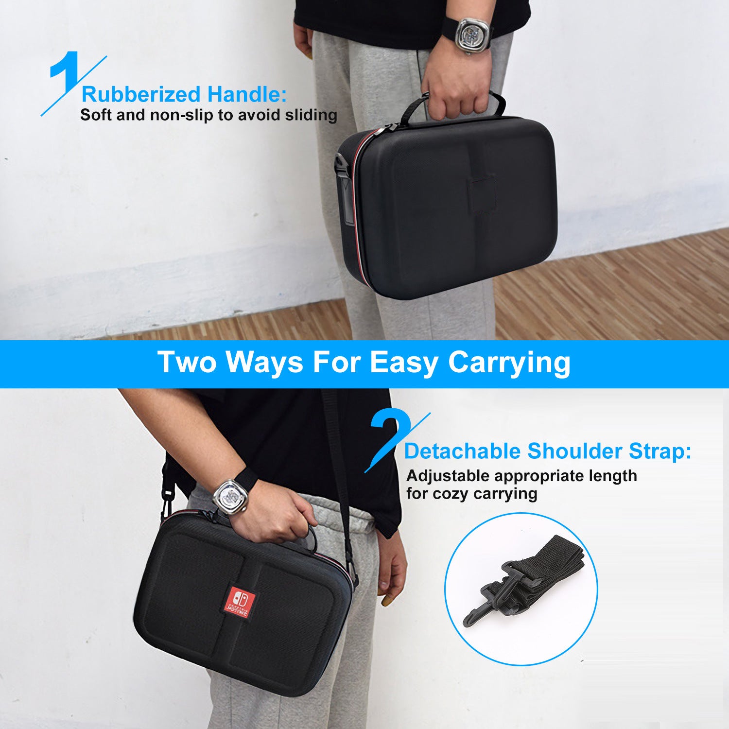 Portable Deluxe Carrying Case for Nintendo Switch - BagNook