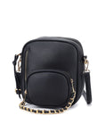 Load image into Gallery viewer, (black)Winona Vegan Leather Crossbody by Mia k - BagNook
