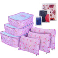 Load image into Gallery viewer, (purple cherry)9pc Travel Luggage Organizer - BagNook
