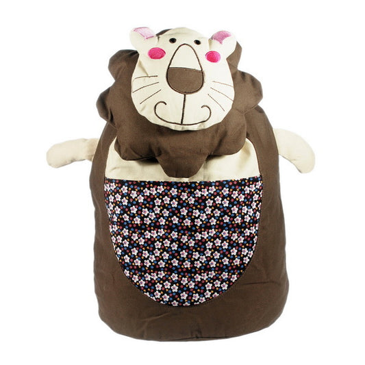 Smile Lion 100% Cotton Fabric Art School Backpack - BagNook