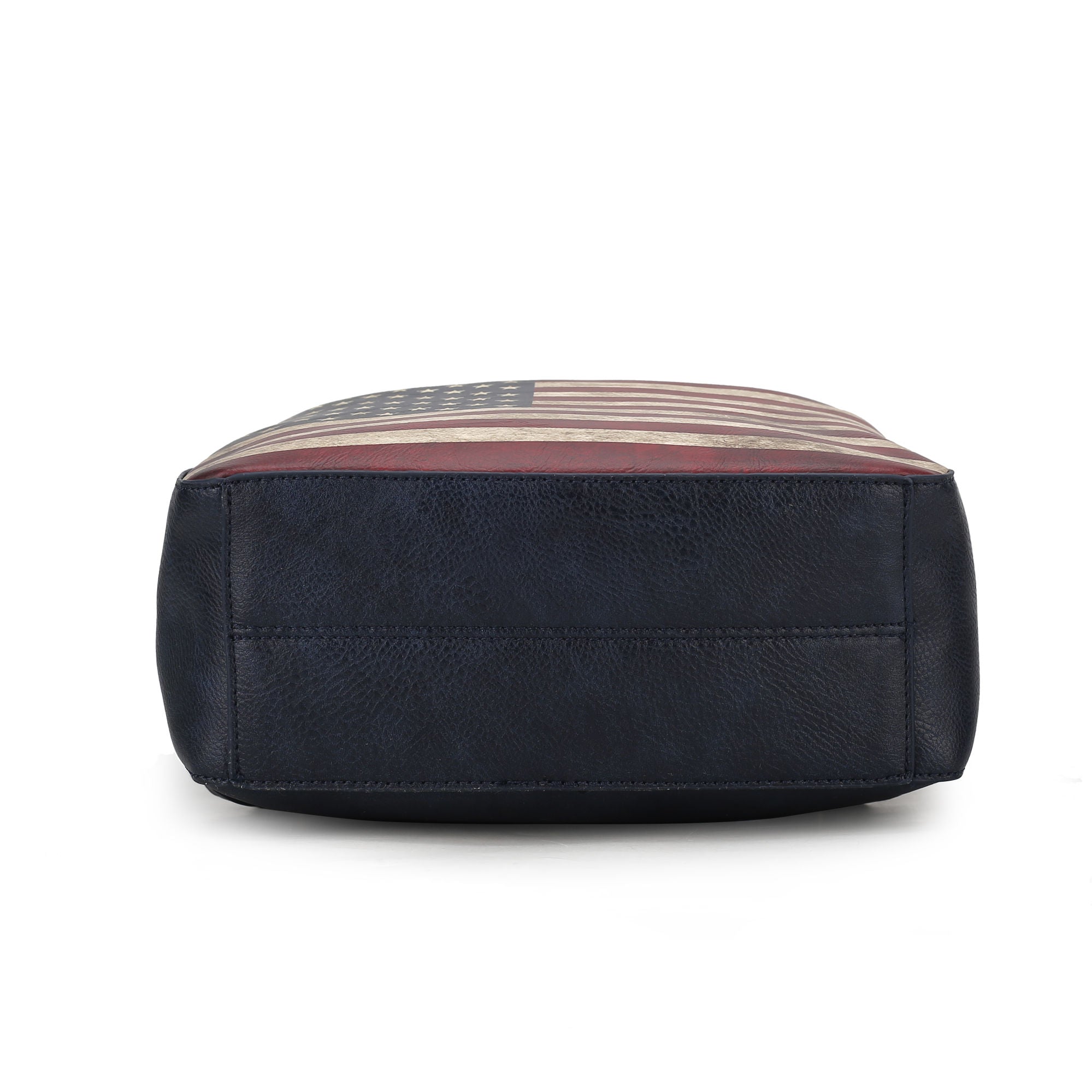 (navy)Briella Vegan Leather Women FLAG Backpack by Mia K - BagNook