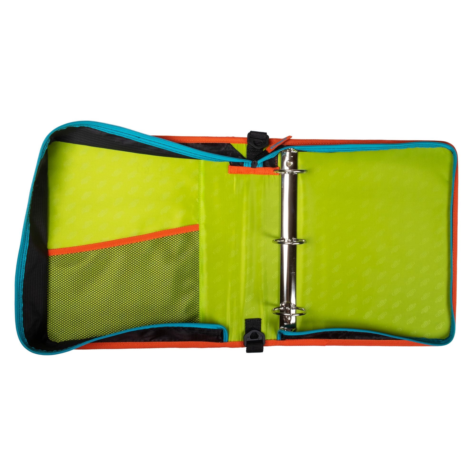 The Sidekick Monster - 2 Inch Zipper Binder - Aqua - BagNook