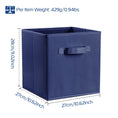 Load image into Gallery viewer, 4pc Foldable Cloth Storage Cubes with Handle - Organizer Bins - BagNook
