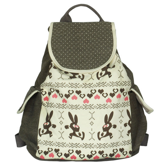 Happy Trip Fabric Art School Daypack - BagNook