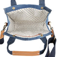 Load image into Gallery viewer, Helly Denim Crossbody w/Handles - Upcycled - BagNook
