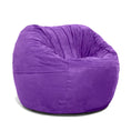 Load image into Gallery viewer, Jaxx Saxx 3 ft Round Bean Bag - Grape - BagNook
