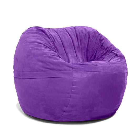 Jaxx Saxx 3 ft Round Bean Bag - Grape - BagNook