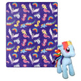 Load image into Gallery viewer, LITTLE PONY - RAINBOW DASH Throw Blanket & Hugger Set - BagNook
