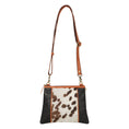 Load image into Gallery viewer, Noa Angled Crossbody Bag - Hairon - Upcycled Leather - BagNook
