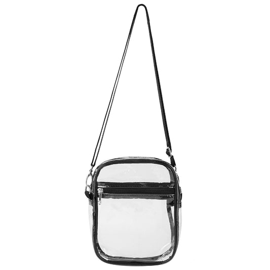 Clear Stadium Approved Crossbody w/Adjustable Strap - BagNook