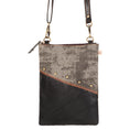 Load image into Gallery viewer, Madison Black Brisk Crossbody - Upcycled - BagNook
