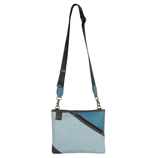 FOXIE - Grayson Wide Crossbody - Blue - BagNook