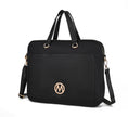 Load image into Gallery viewer, (black)Nina Women's Vegan Leather Laptop Case by Mia K - BagNook
