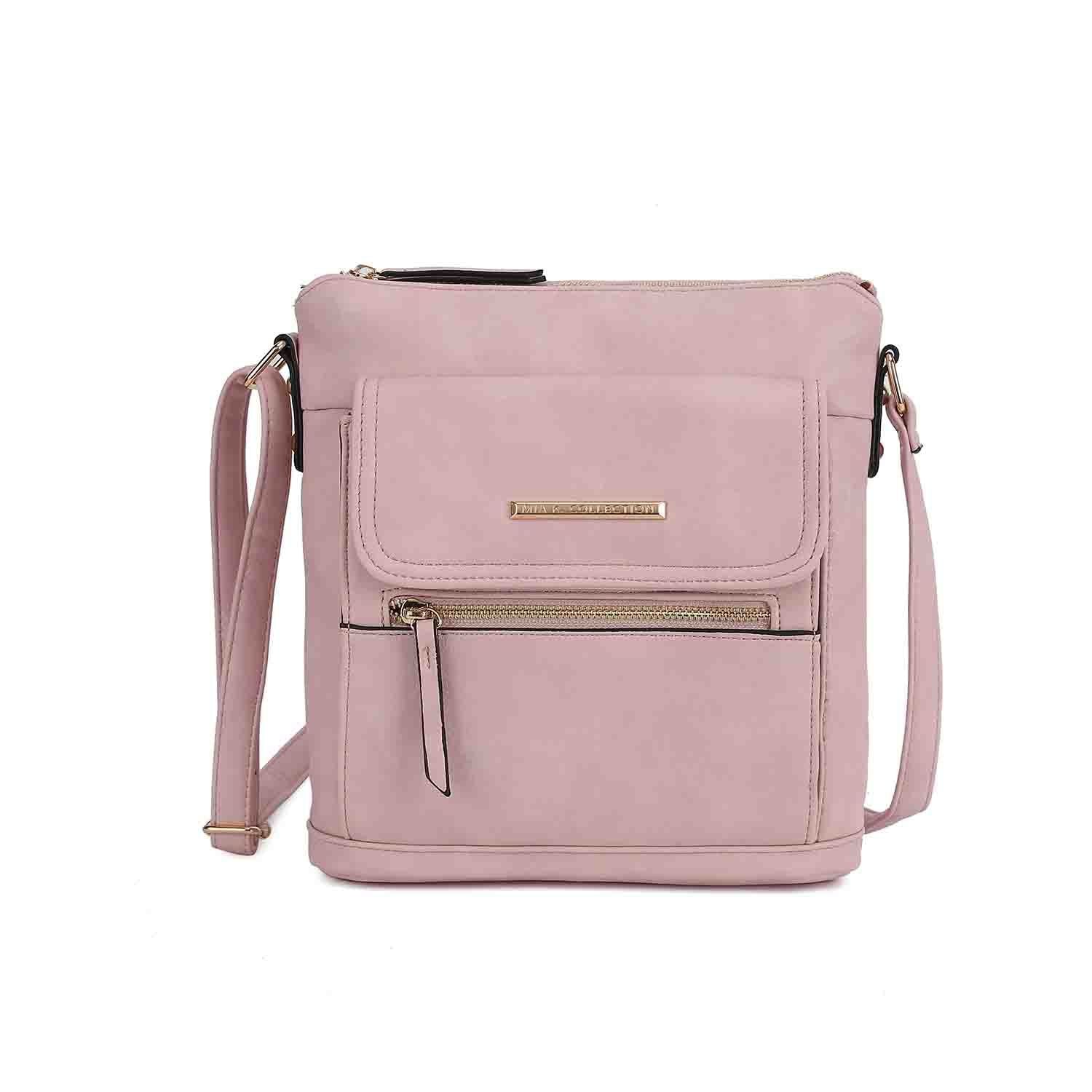 (pink)Triss Women's Crossbody Bag by Mia K - BagNook