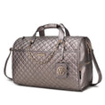 Load image into Gallery viewer, (pewter)Lexie Vegan Leather Women Duffle by Mia K - BagNook
