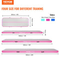 Load image into Gallery viewer, VEVOR Gymnastics Inflatable Air Mat, 4" Thick, 10ft Pink - BagNook
