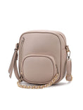 Load image into Gallery viewer, (taupe)Winona Vegan Leather Crossbody by Mia k - BagNook

