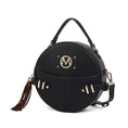 Load image into Gallery viewer, (black)Gayle Crossbody Round Handbag Purse by Mia k. - BagNook
