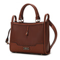 Load image into Gallery viewer, (brown)Melody V-Leather Tote by Mia K - BagNook
