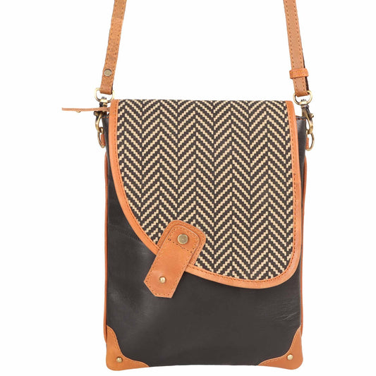 Tracker Noho Crossbody - Upcycled Leather - BagNook