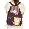 Load image into Gallery viewer, Happy School Day Fabric Art School Daypack - BagNook

