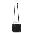 Load image into Gallery viewer, Casey Crossbody - Upcycled Leather + Vegan Leather - Black - BagNook
