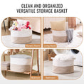 Load image into Gallery viewer, VEVOR Cotton Rope Storage Basket (20 x 20 x 13 in) 17.7gal Capacity - BagNook
