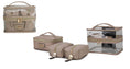 Load image into Gallery viewer, (taupe)Emma Cosmetic 4pc Set by MiaK - BagNook
