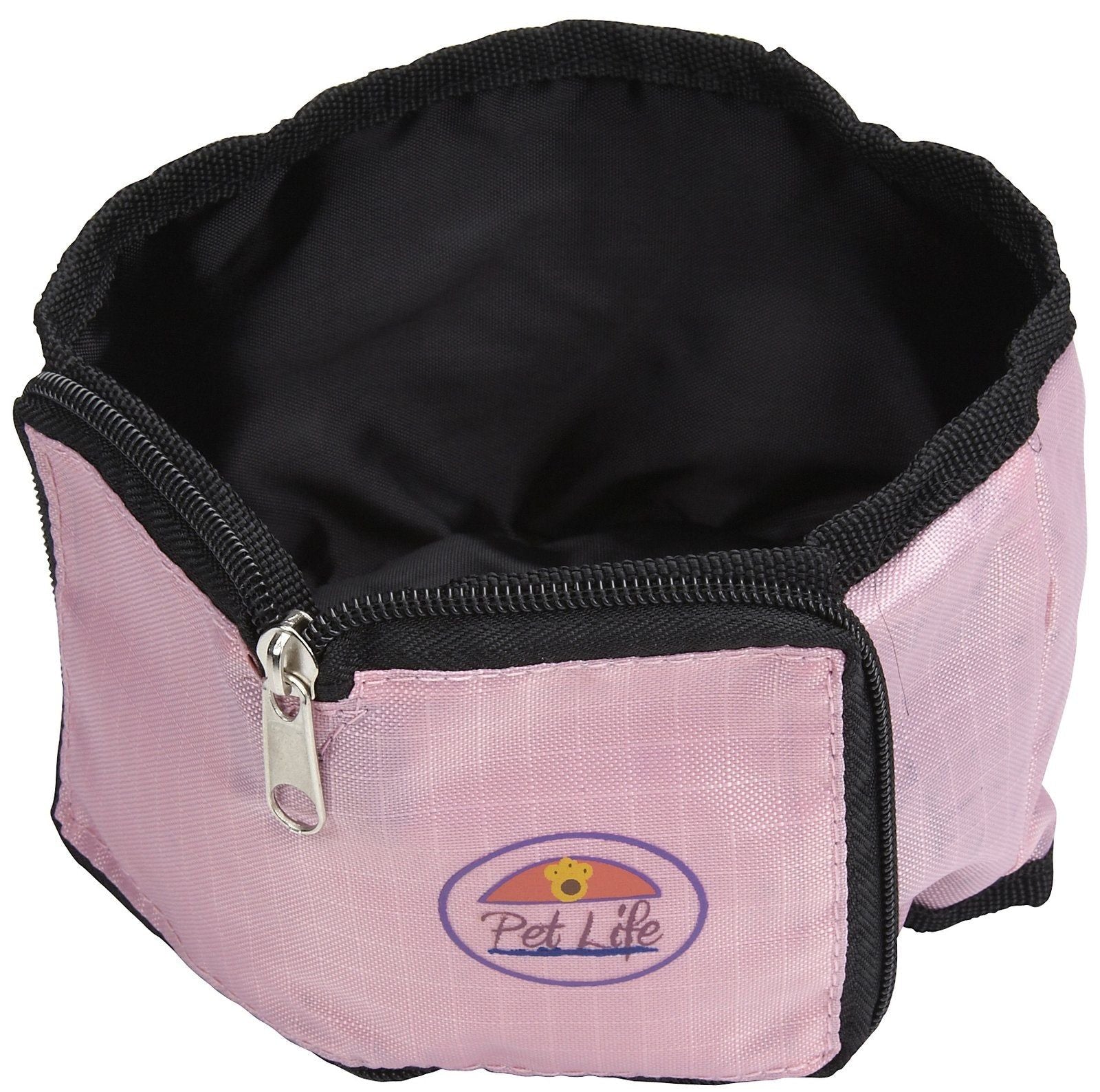Pet Life® | Wallet Travel Pet Bowl - Pink - BagNook