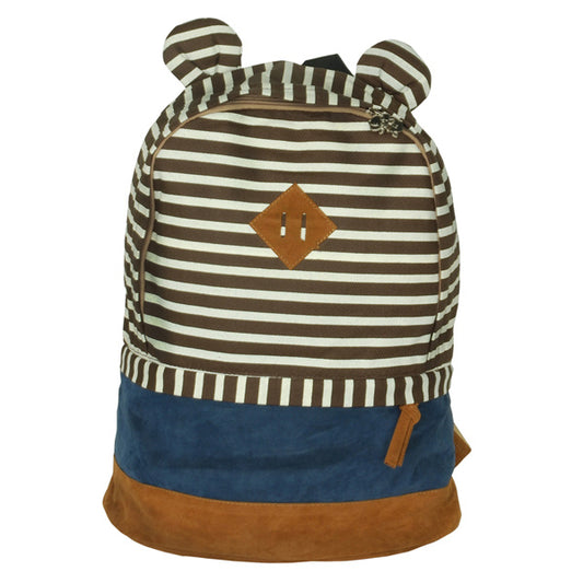 Keep in Touch Fabric Art School Daypack - BagNook